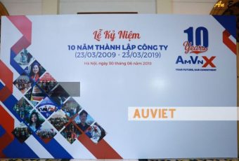 Lễ kỉ niệm 10 năm thành lập công ty CP Phát Triển Thương Mại và Dịch Vụ Âu Việt