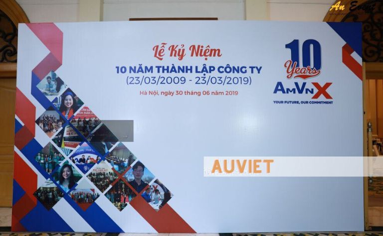 Lễ kỉ niệm 10 năm thành lập công ty CP Phát Triển Thương Mại và Dịch Vụ Âu Việt